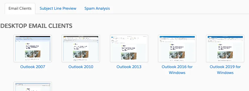 Pardot template editor testing modal